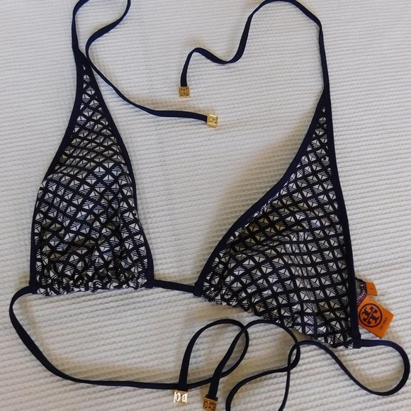 Tory Burch Blue Mermaid Scale Bikini - Picture 5 of 7